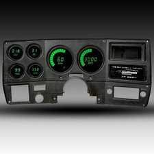 1973-1987 Chevy Truck Digital Dash GREEN LED Intellitronix DP6004G Made In USA!