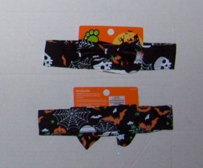 Top Paw Dog Cat Halloween Bow Tie Collar Small or Large Pet Costume
