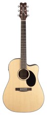 Jasmine Dreadnought Acoustic Electric Guitar - Natural - Jd36ce-nat