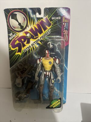 McFarlane 1996 Spawn Super Patriot Vtg Action Figure Series 6 Vtg Action Figure