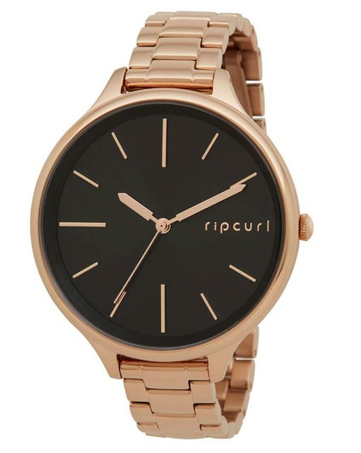 rip curl rose gold watch