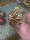 Stunning Vintage Style Wine Color Glass Egg/Teardrop/Balls Christmas Ornaments  — photo 8