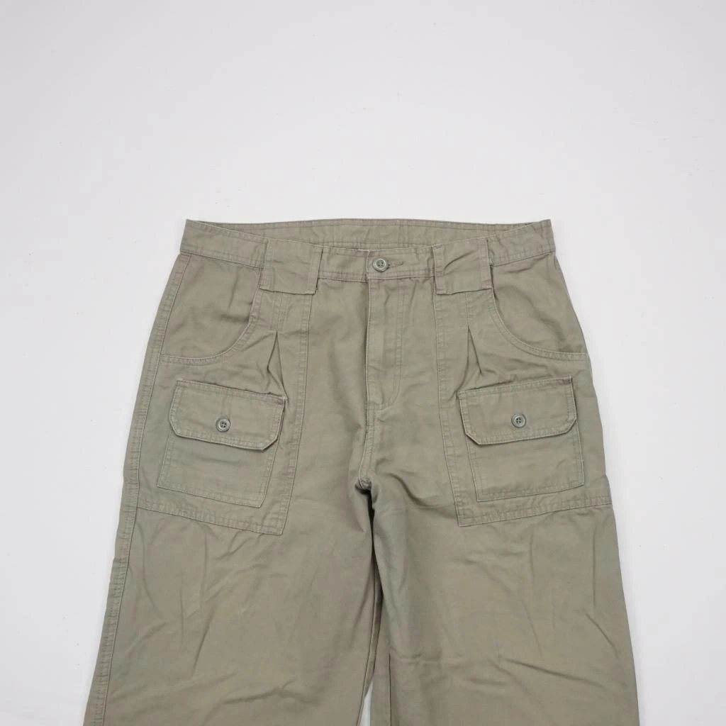 MAGELLAN Hiking Fishing Cargo Pants Olive Canvas Mens 36x32