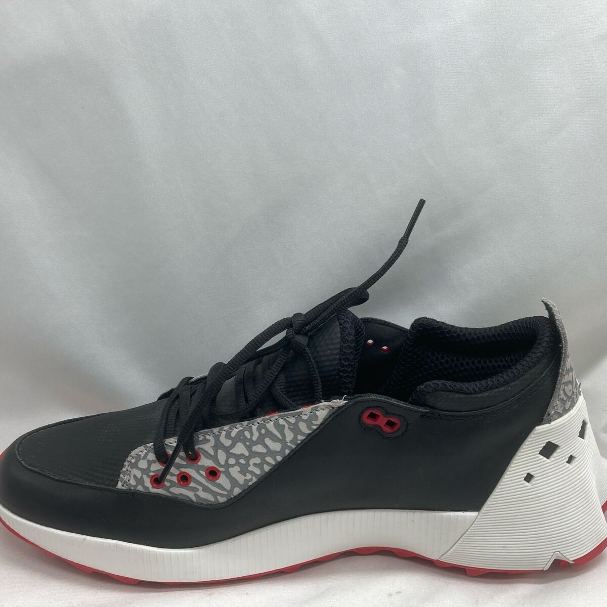 Nike Air Jordan ADG 2 Black White Red Spikeless Golf Shoe