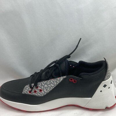 Nike Air Jordan ADG 2 Black White Red Spikeless Golf Shoe