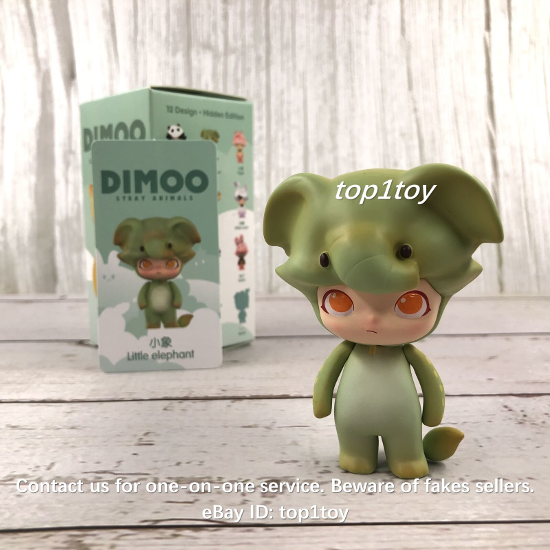 popmart dimoo　WORLD　フィギュア POP MART DIMOO World Figurine Stray Animals Elephant Mini