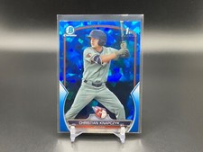 2023 Bowman Draft - Chrome #BDC-180 Christian Knapczyk Sapphire 1st TTC1635