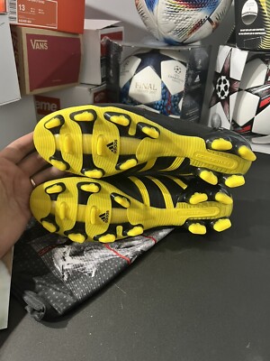 2009 Adidas Predator X FG US 11 Black/Yellow w/ Original