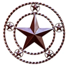 Texas Metal Rustic Country Heavy Duty Iron Barn Star Decor 18" Metal Wall Star