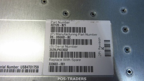 322120-B21 333603-001 StorageWorks 8 Port 1U SAN Switch 2/8-EL - INCL 7X SFPS - Bild 3 von 3