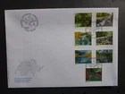SWITZERLAND 2023 Swiss River Landscapes Set 7 Stamps First Day Cover