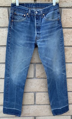 Vintage Levis 501xx Jeans 501 Size 32 34 Waist Measures 30 Inseam