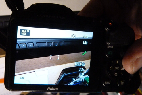 Nikon COOLPIX Nikon L820 16MP Bridge Digital Camera Black TESTED Works well