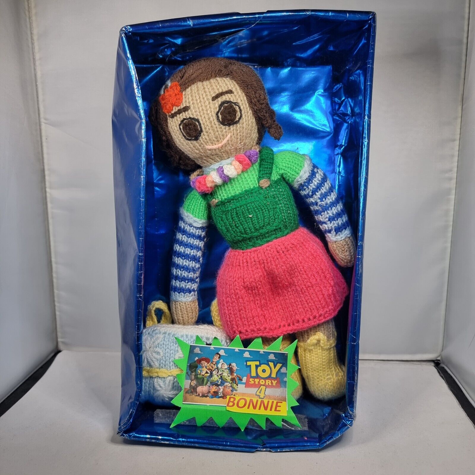 BOXED Disney Toy Story 4 - Bonnie Anderson - Soft Plush Stuffed Knitted Doll