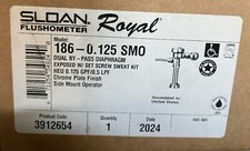 Sloan 186-0. 125 SMO Urinal Sensor Battery Flush Valve