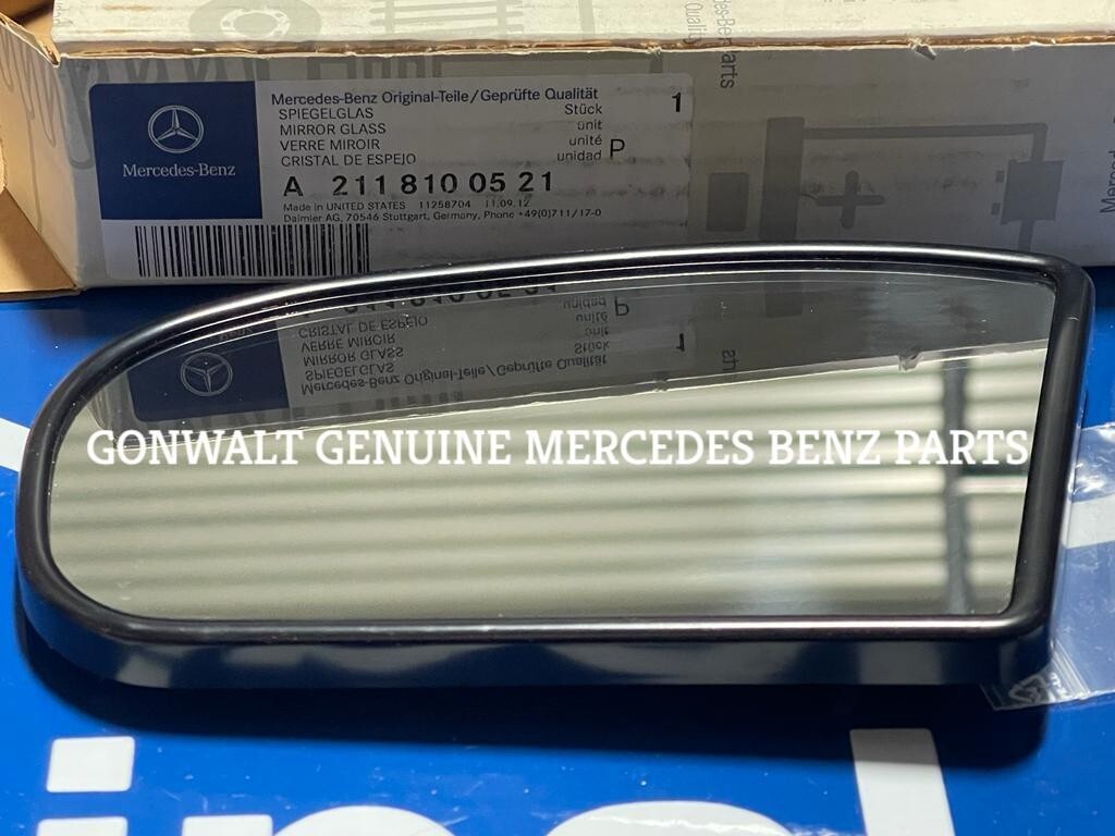 Mercedes Benz Genuine E Class 2003-2006 Mirror Glass Left OE