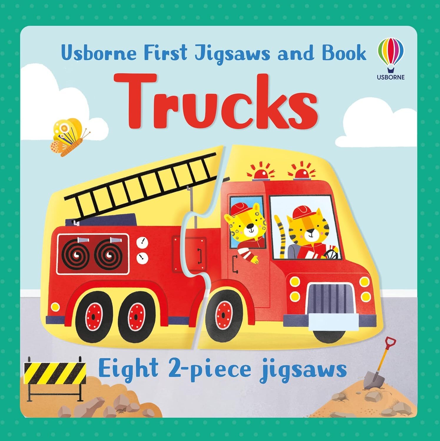 9781474997997 Usborne First Jigsaws: Trucks - Abigail Wheatley,Elisa Ferro