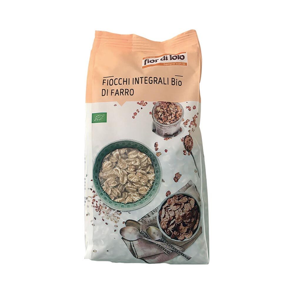 Fior di Loto Fiocchi di Farro Integrale, 500g
