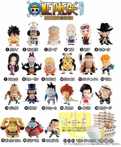Plex Ani Chara Heroes One Piece Vol 9 Mini Big Head Figure Popy Gashapon Ebay