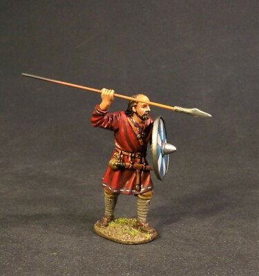 JOHN JENKINS VIKINGS & SAXONS SX-31A ANGLO SAXON FRYDMAN DEFENDING WITH SPEAR