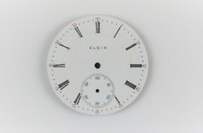 12S Elgin Pocket Watch Porcelain Dial 1066