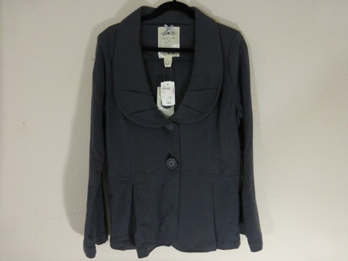 NWT Women's Nick & Mo Collection Coat Jacket Size L Charcoal New w/ Tags - Picture 2 of 12