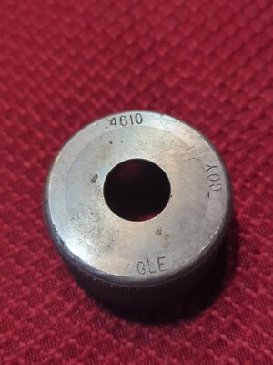 G.L.E. Carbide Plain Bore Ring Gage .4610 Class Y (RG18)