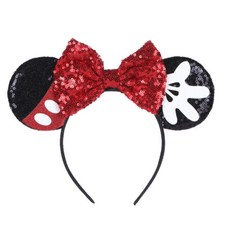 Mice Hand Bow Mice Mouse Ears Headband Party Girls Mouse
