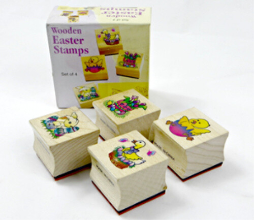 Stampin' Up! Wood Block Stamp Lot Spring Easter Flowers Vine Bunny Chick Egg - Picture 4 of 4