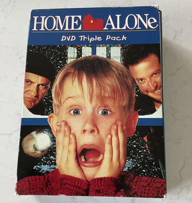 Home Alone DVD Triple Pack 3-Disc Box Set w/ Bonus Features PG Culkin