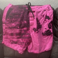Hurley Vintage Boardshorts Surf Shorts Black Pink 38 Swimwear, Resort, Pool
