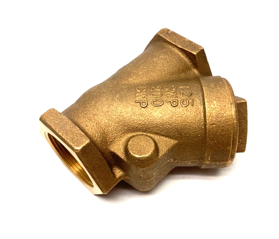 Nibco NL740XC Swing Check Valve 1-1/2" Bronze Body T-413Y-LF - Image 2 of 4