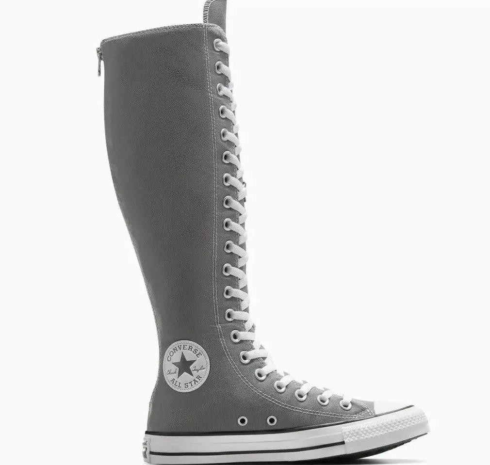 New Converse Women Chuck Taylor All Star XXHi Knee High Gray