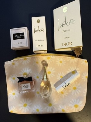 Dior J'adore Eau De & Miss Diss Essence Parfum EDP MINI Splash Dabber  + Sample