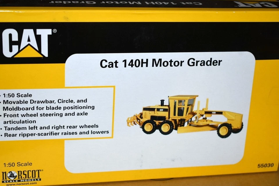 1:50 NORSCOT CAT 140H Motor Grader EX/LN - Image 3 of 3