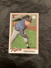 1978 Topps/Burger King Tigers - #10 Steve Foucault VG/EX