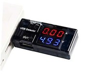 Dual USB Charger Tester Meter DC 3V to 9V 3A 5A Max USB Multimeter USB