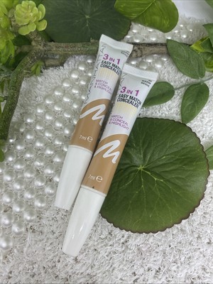 Manhattan 3 in 1 EASY MATCH CONCEALER 80 Warm Beige 2 Stück 2 x 7 ml *neu*