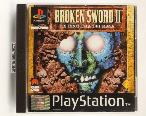 Broken Sword II The Prophecy Of Maya 2 PLAYSTATION PS1 Pal - - Complete