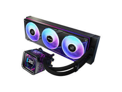 ASRock PHANTOM GAMING 360 LCD 32mm radiator, 3.4'' LCD, VRM module, 360 ARGB