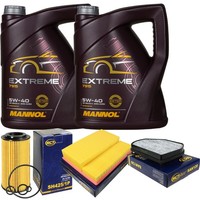 SCT Inspektionspaket 10L Mannol Extreme 5W-40 FüR Mercedes C-Klasse W202 S202