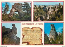 Postkarte - 12 - Montpellier le Vieux - Dolomitenchaos - Multivues - CPM