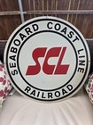 1967 SCL Railroad A-M 67 Sign Seaboard Coast Line Railroad 24" 100% Authentic — photo 1