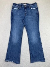 Lucky Brand Sweet Mid Rise Bootcut Jeans Womens 14/32R Blue Stretch Denim