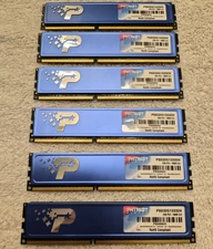 Patriot 2GB PC3-10600 DDR3-1333 Desktop DIMM Memory w/Blue Heatsink PSD32G13332H