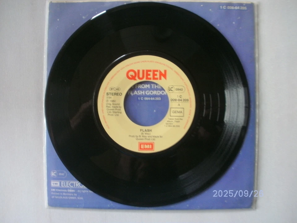 7" Single -    Queen / Flash - Bild 3 von 3