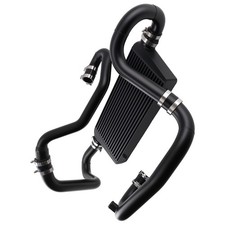 Aluminum Turbo Intercooler Kit For Subaru Impreza Wrx Gc8 1996-2000 Black