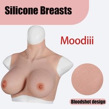 Silicone Crossdresser Breast Forms Breastplates Drag Queen Fake Boobs C-G Cup