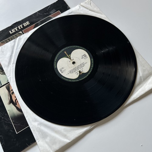 THE BEATLES LET IT BE STEREO UK ISSUE 1976 APPLE PCS7096 VG/VG - Picture 6 of 9