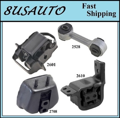 4PCS MOTOR & TRANS MOUNT FIT OLDSMOBILE FIRENZA 2.8L / PONTIAC SUNBIRD 3.1L - MT